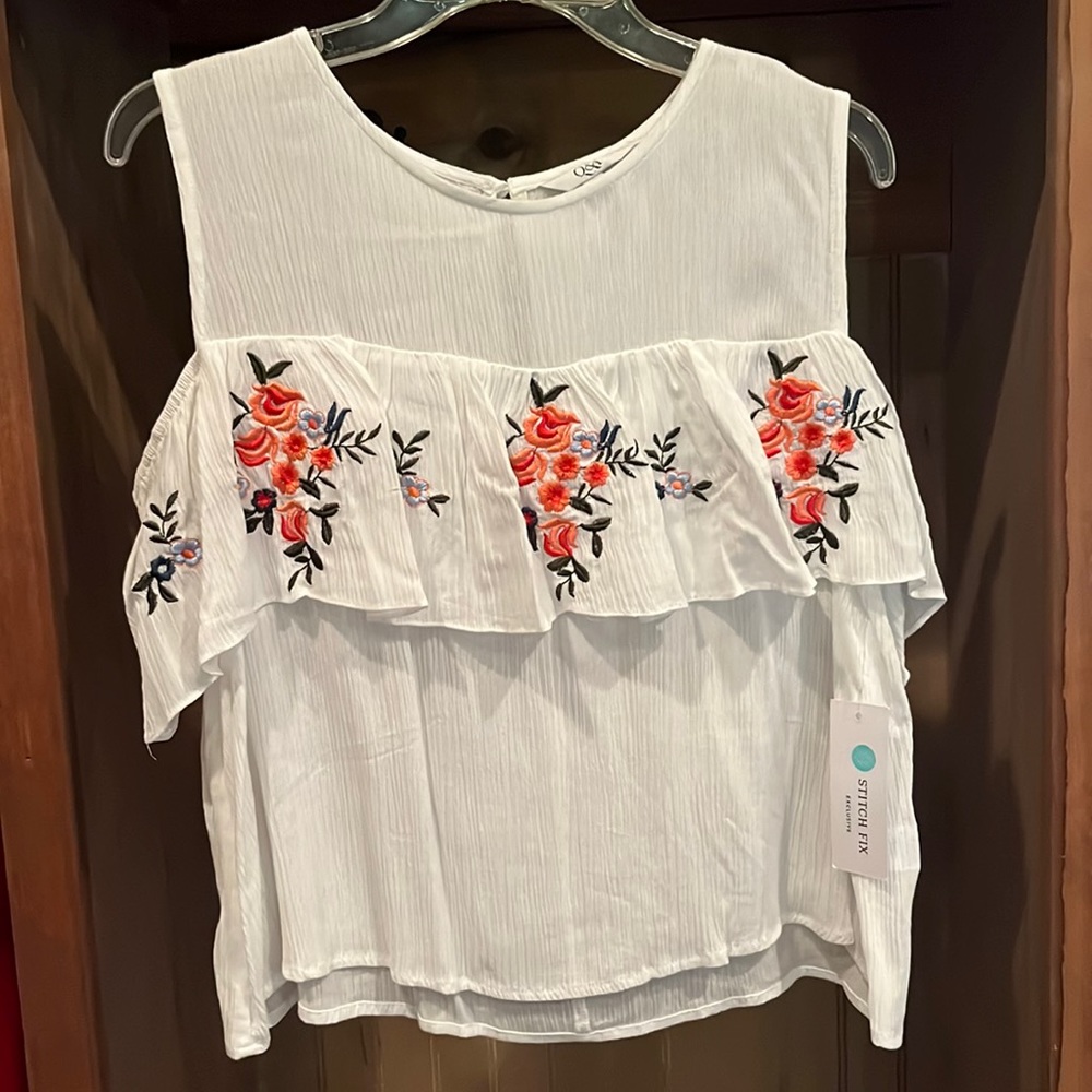 NWT LP white off the shoulder crop top from Stitch Fix